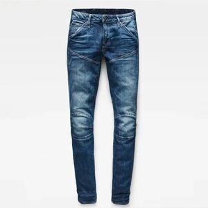 G-Star Raw Denim Women's MC 5620 Slim Tapered Blue Jeans